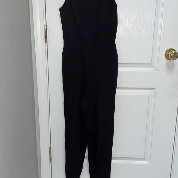 NWOT OLD NAVY BLACK FLOWY JUMPSUIT - Picture 3 of 5
